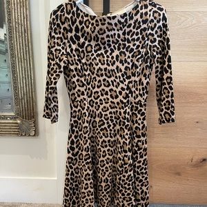 Flirty, Kate spade ♠️ size 2 leopard print dress.